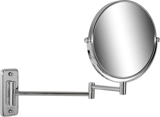 Geesa Mirror Collection scheerspiegel 2 armig 5x vergrotend 20cm chroom 911076