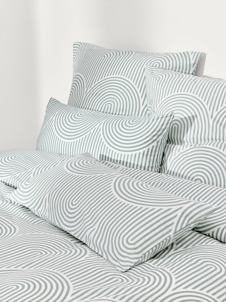 Katoenen dekbedovertrek Arcs