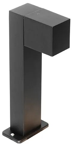 Industriële staande buitenlamp zwart 35 cm IP44 - Baleno