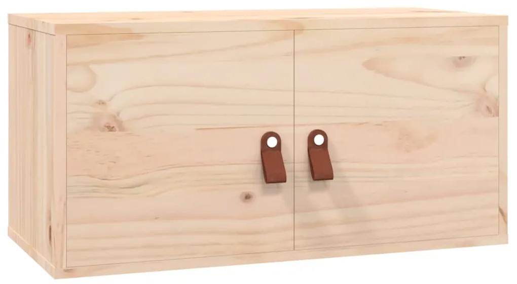 vidaXL Wandkast 60x30x30 cm massief grenenhout