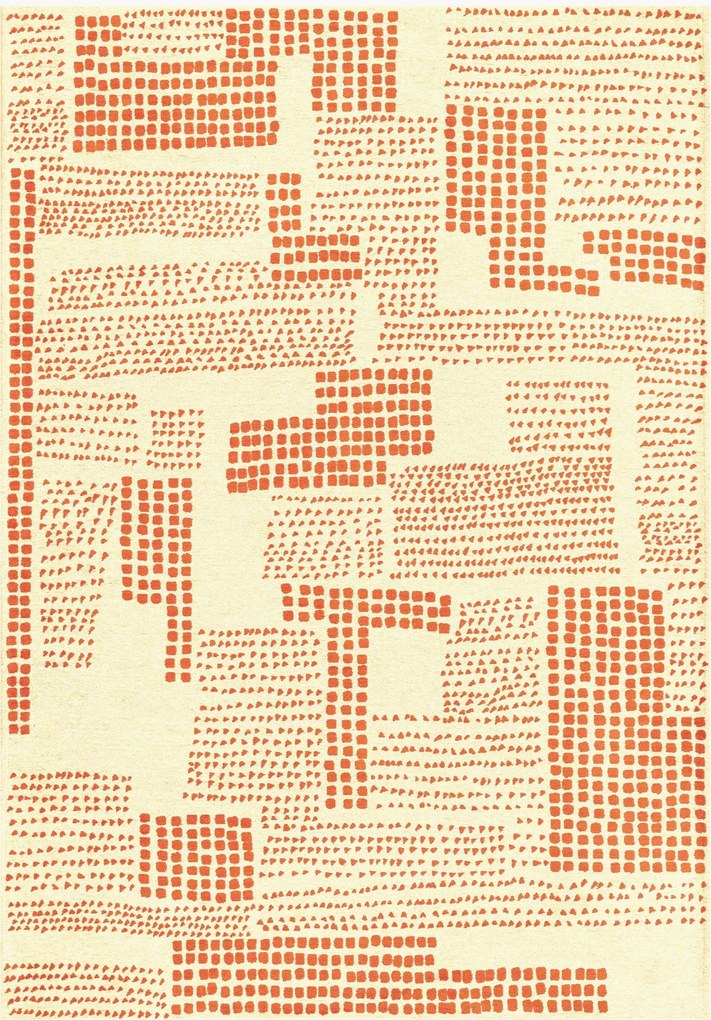 Wasbaar jacquard in- & outdoor vloerkleed Zen Garden