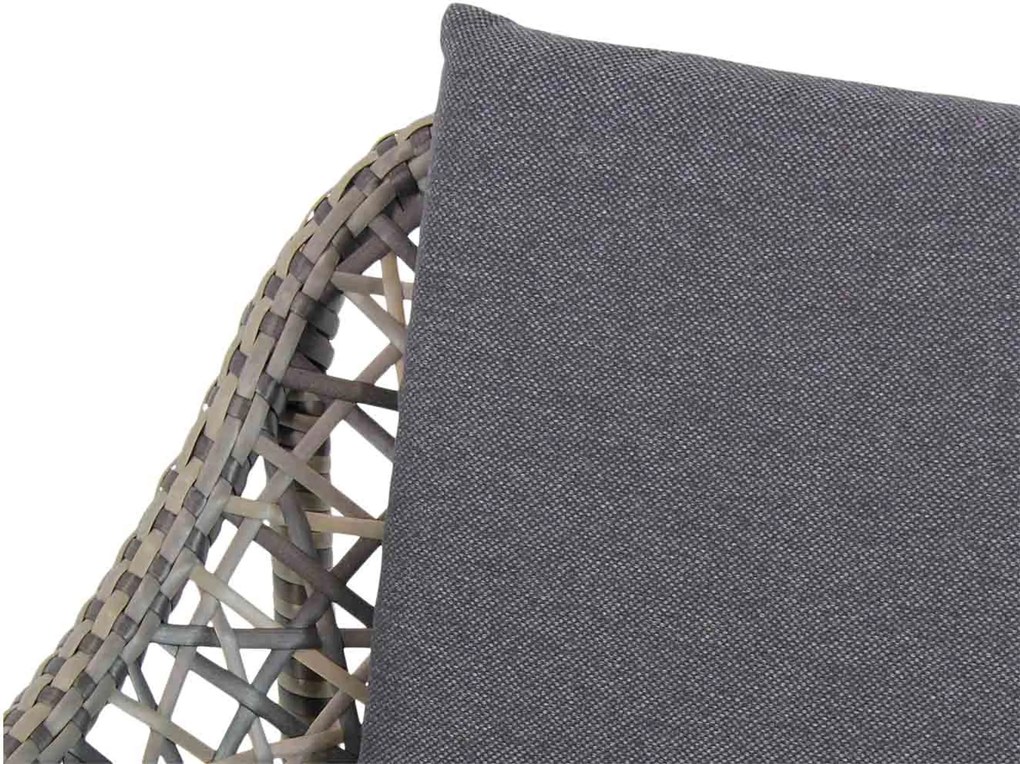 Tuinset 4 personen 180 cm Wicker Taupe Lifestyle Garden Furniture Dolphin/Veneto