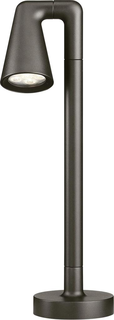 Flos Belvedere Spot Single F2 vloerlamp LED 3000K 22Â° donkerbruin