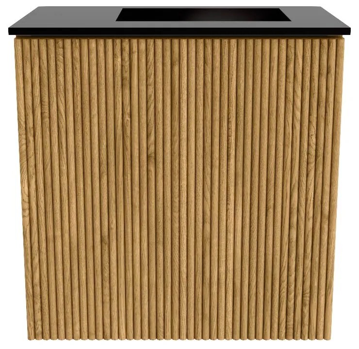 Mondiaz Joya 40cm toiletmeubel oak met wastafel faye rechts zonder kraangat urban