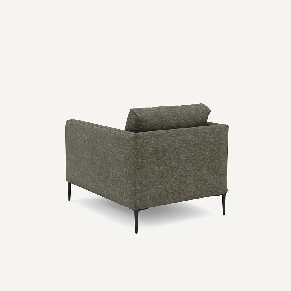 Fauteuil in katoen en linnen Oscar design E. Gallina