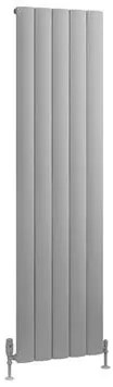 Eastbrook Tordino radiator 45x180cm aluminium 1432W grijs mat