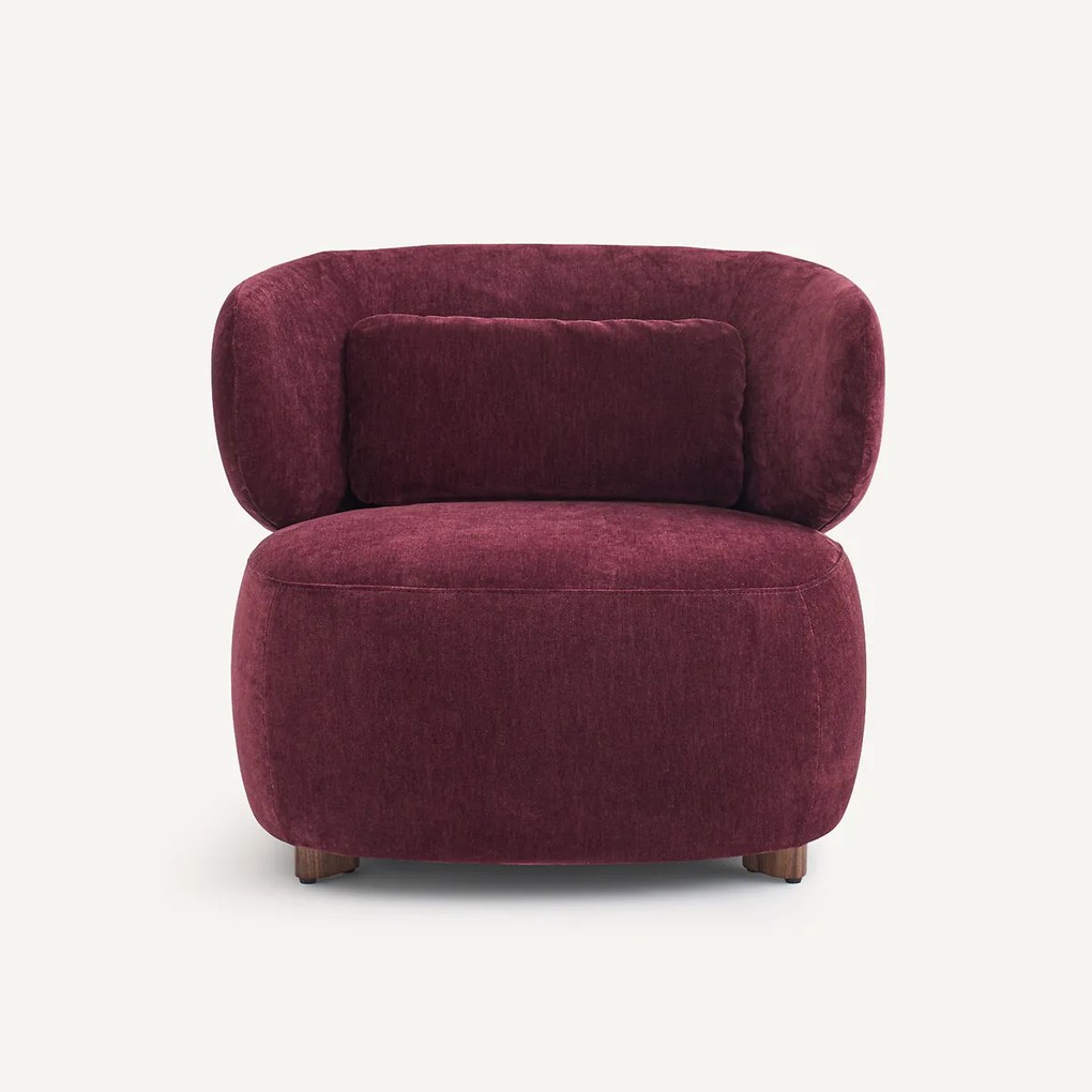 Fluwelen fauteuil, MODALIE, ontwerp Emmanuel Gallina