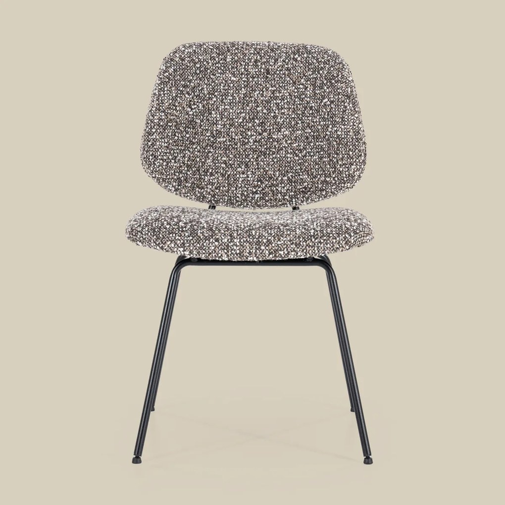 Eleonora Jon Taupe Eetkamerstoel Modern