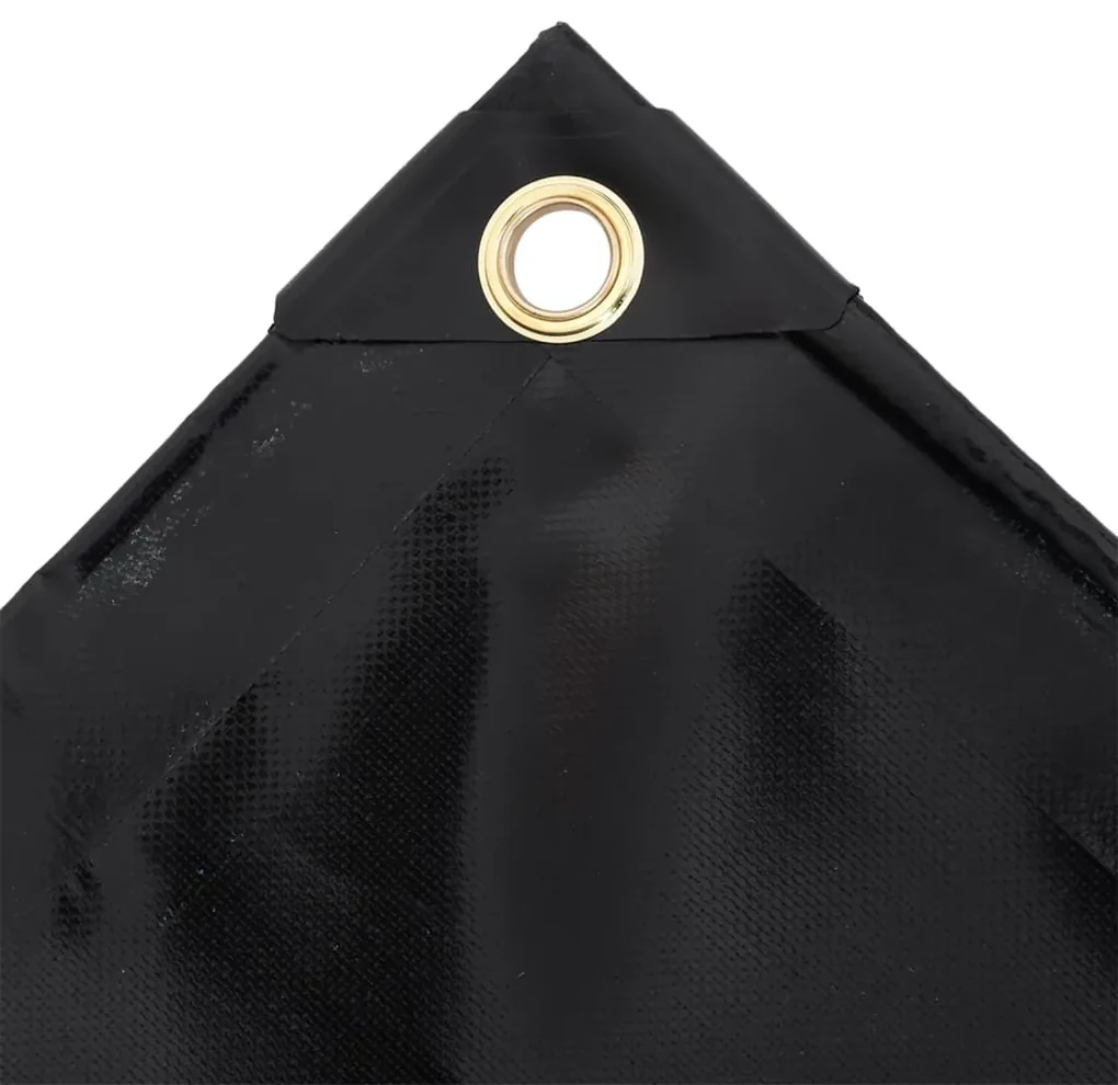vidaXL Dekzeil 650 g/m² 3,5x2,55 m zwart