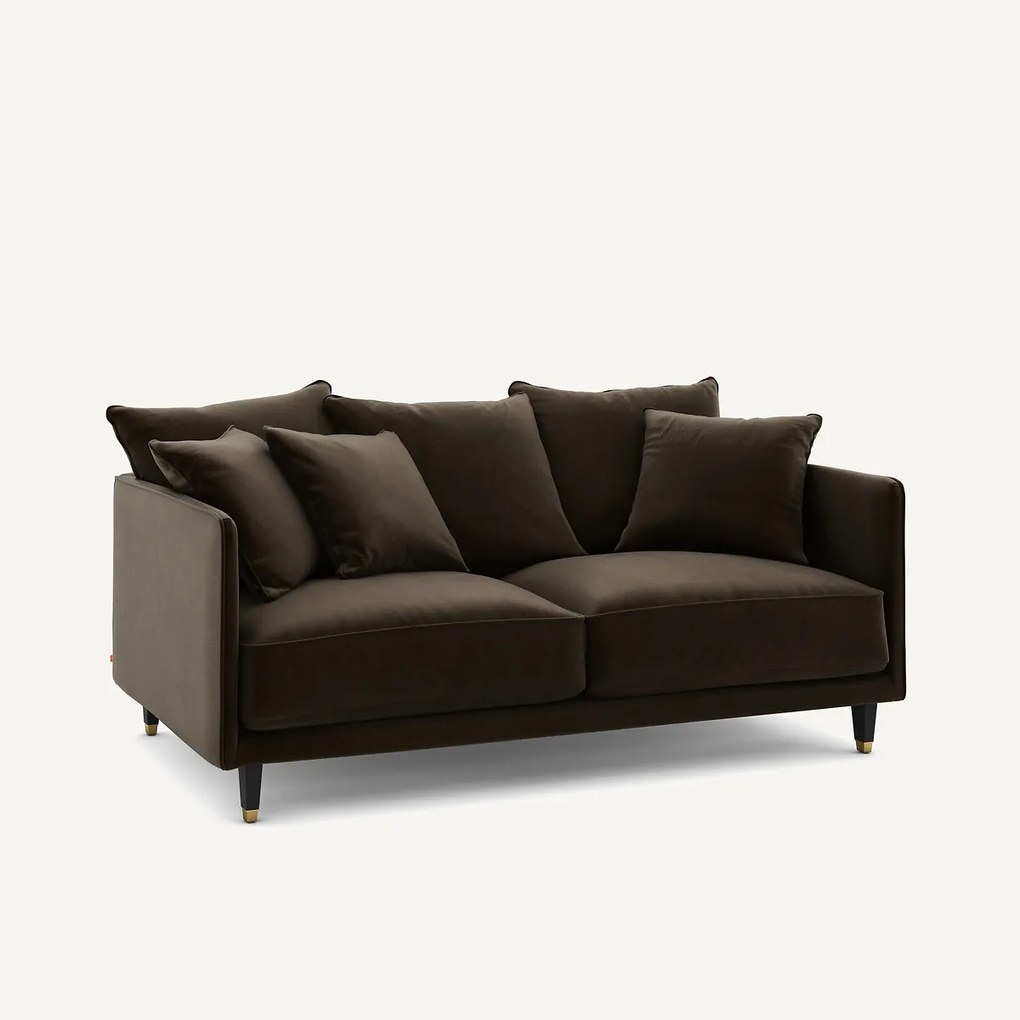 3-zits compacte fluwelen zetel, Lazare