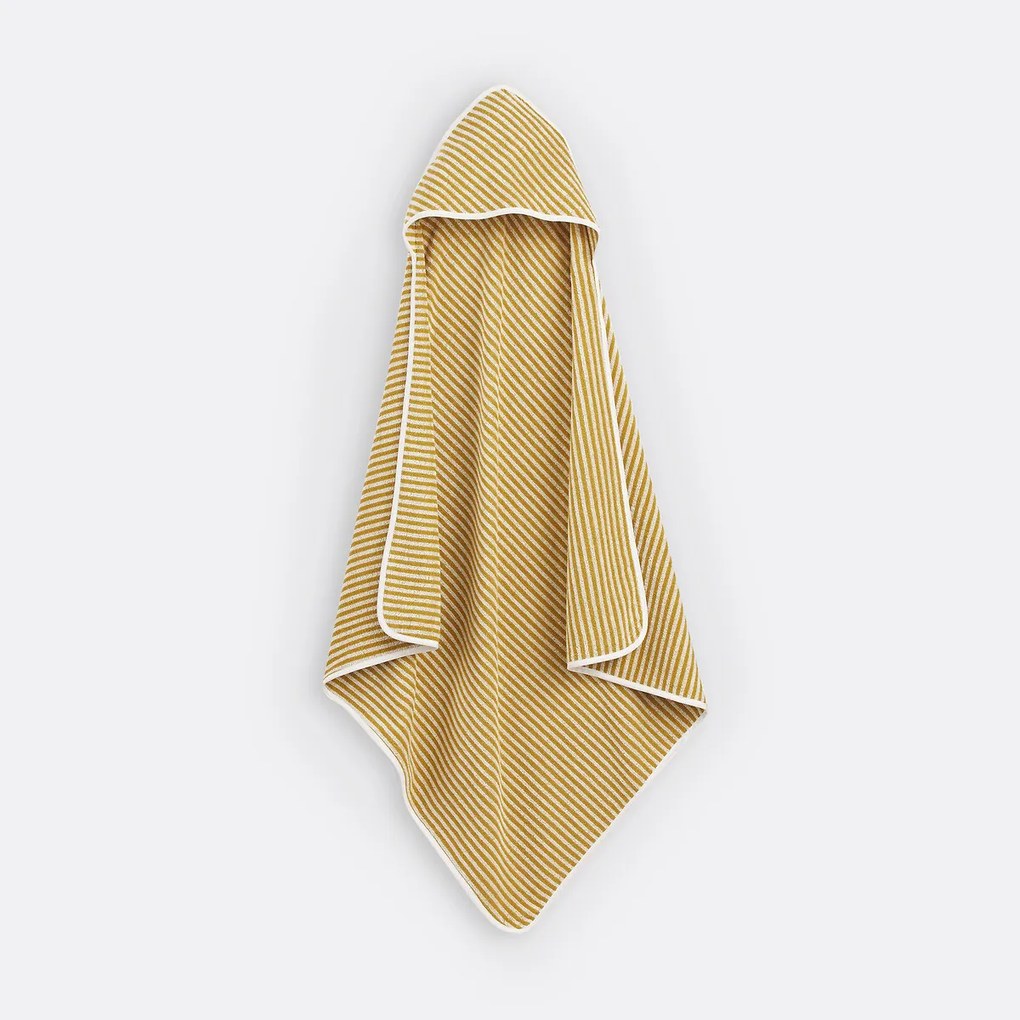 Gestreepte badcape in katoen Malo 360 g/m2