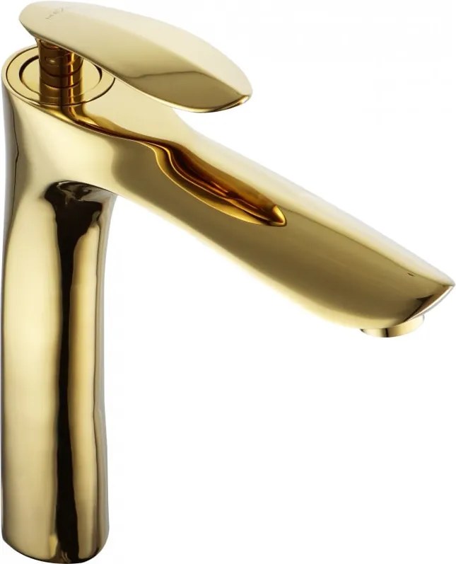 Mexen Lily hoge wastafelkraan, goud - 73610-50