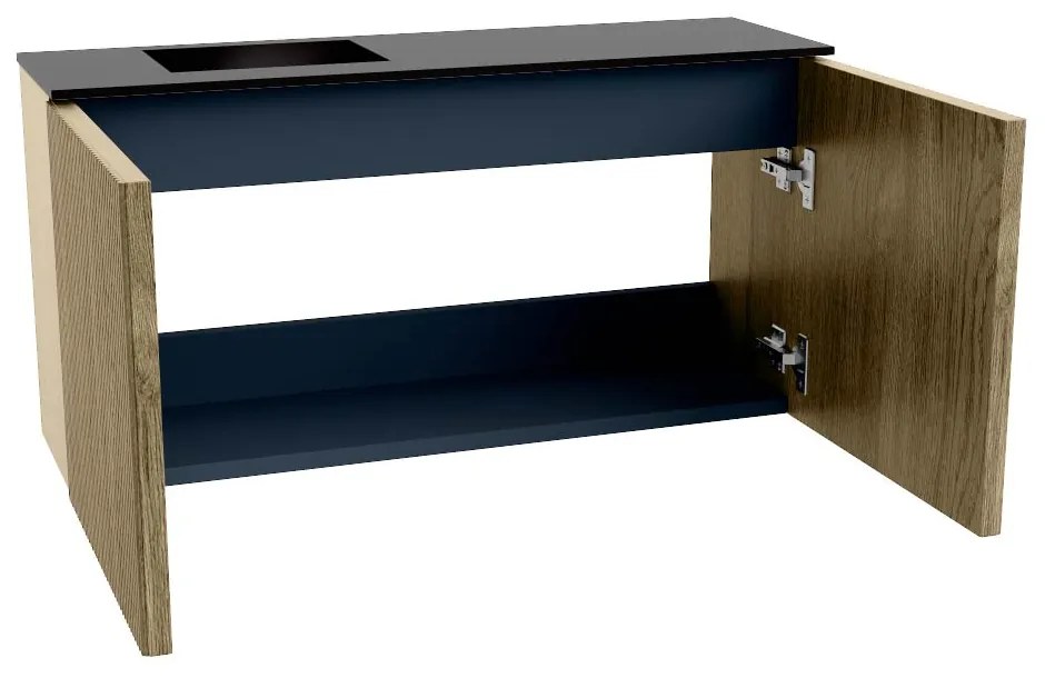 Mondiaz Joya 80cm toiletmeubel dusk met wastafel faye links 1 kraangat urban