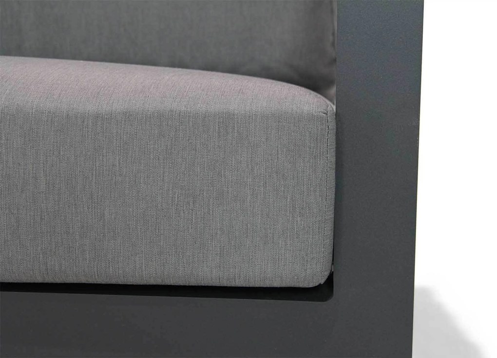 Hoek loungeset 5 personen Aluminium Grijs 4 Seasons Outdoor Capitol