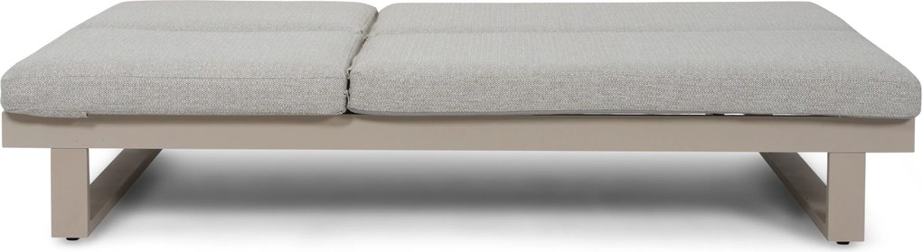 Lifestyle Garden Furniture Massimo Ligbed Met Kussen Loft/sandy Aluminium Taupe