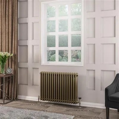 Eastbrook Rivassa 3 koloms radiator 85x60cm staal 1467W brons