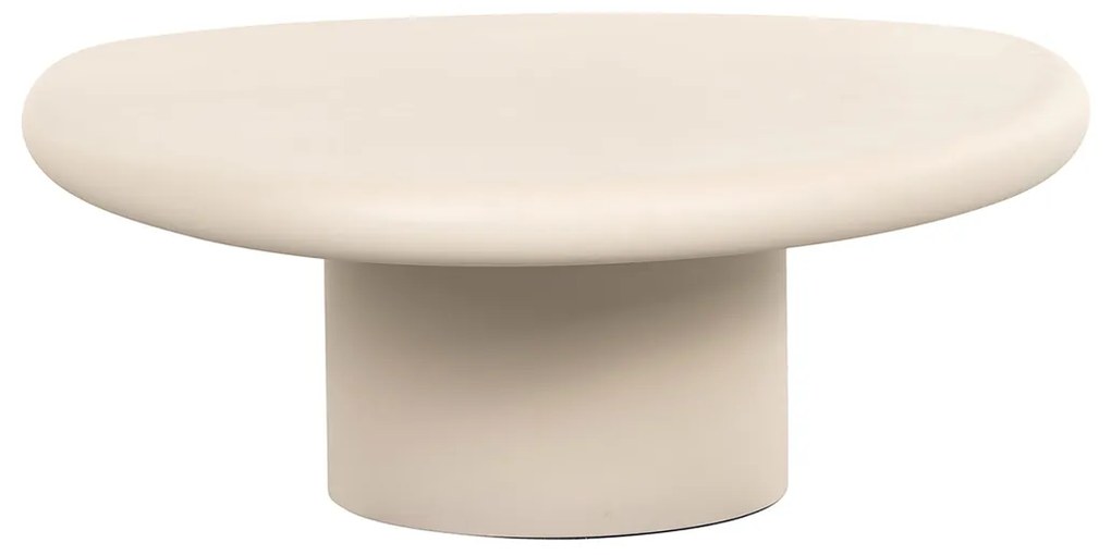 Richmond Interiors Clayton Beige Salontafel Kiezelvorm - 107 X 89cm.
