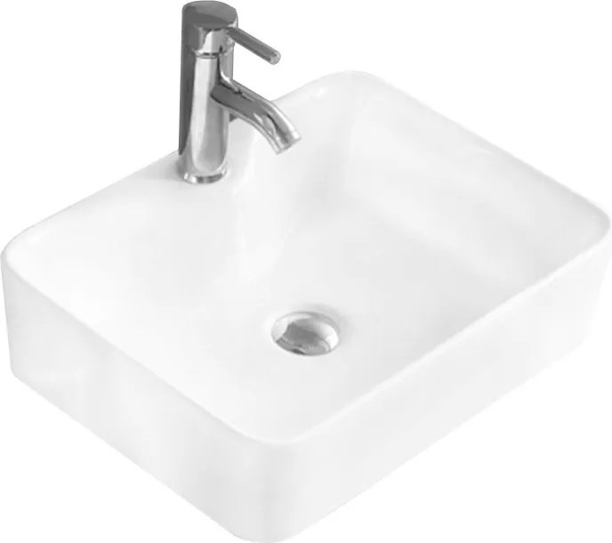Mexen Eva opbouw wastafel 48 x 37 cm, wit - 21424900
