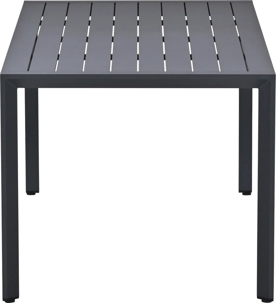 Garden Impressions Kasper tuinset 5-delig - tuintafel 160x84 cm donker grijs