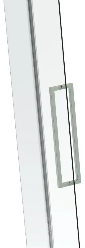 Van Rijn ST08 hoekcabine met draaideur helder glas 90x120cm chroom