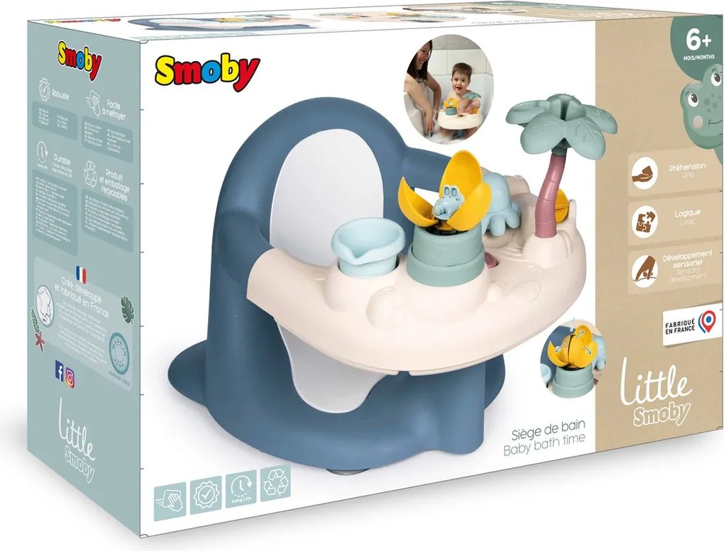 Smoby Little Smoby Baby badzitje - Vanaf 6 maanden - Met accessoires - Zuignapbevestiging