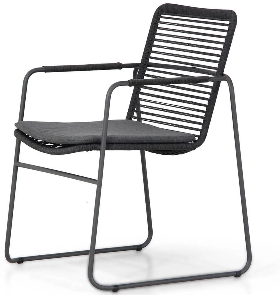 Tuinset 6 personen Rope Grijs 4 Seasons Outdoor Elba/Brighton