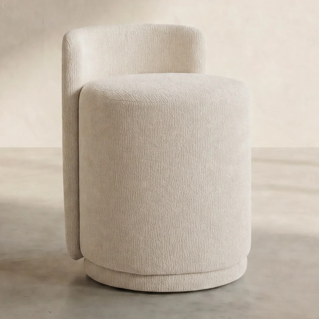 By-Boo Marque Moderne Scandinavische Poef Beige