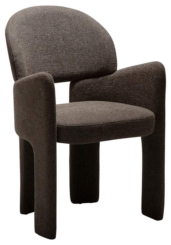 Dan-Form Aole Eetkamerstoel Boucle Major Bruin