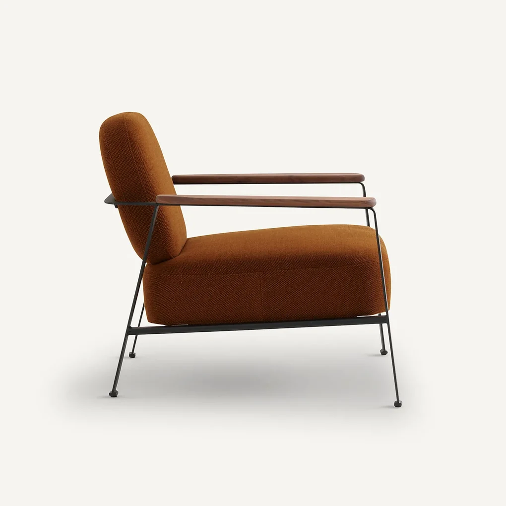 Fauteuil in mêlee gevlochten stof, Abraxas
