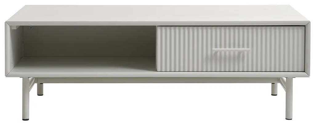 Salontafel Greige Met Opbergruimte - 120 X 60cm.