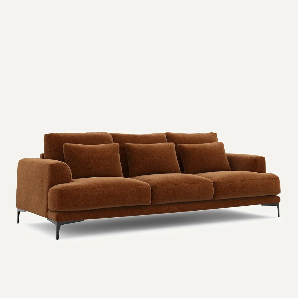 4-zits fluwelen chenille bank, Marsile