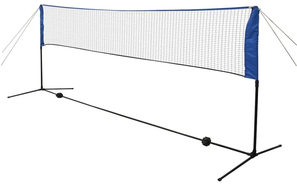 vidaXL Badminton net met shuttles 300x155 cm