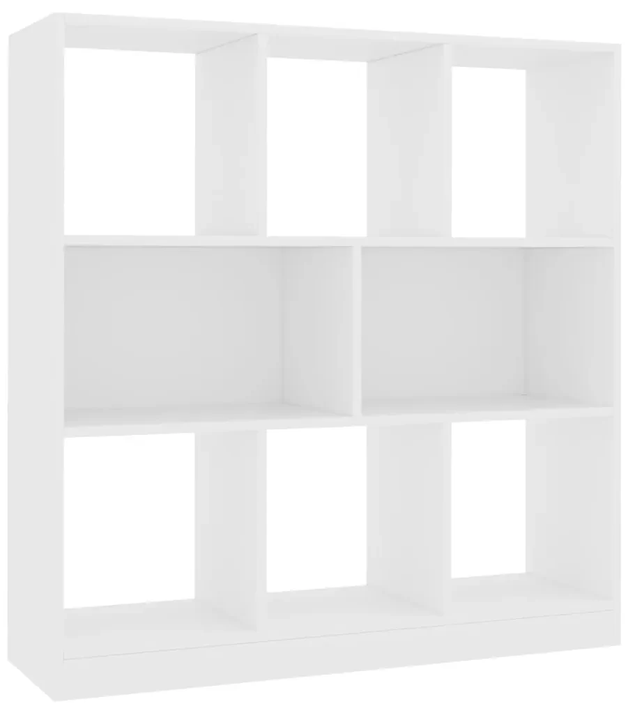 vidaXL Boekenkast 97,5x29,5x100 cm bewerkt hout wit