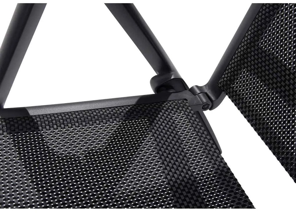 4 Seasons Cadiz tuinstoel verstelbaar - matt carbon