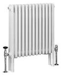 Eastbrook Imperia 3 koloms radiator 60x60cm 1081W wit glans