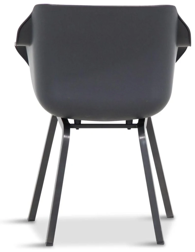 Tuinset 4 personen 180 cm Kunststof Grijs Hartman Sophie