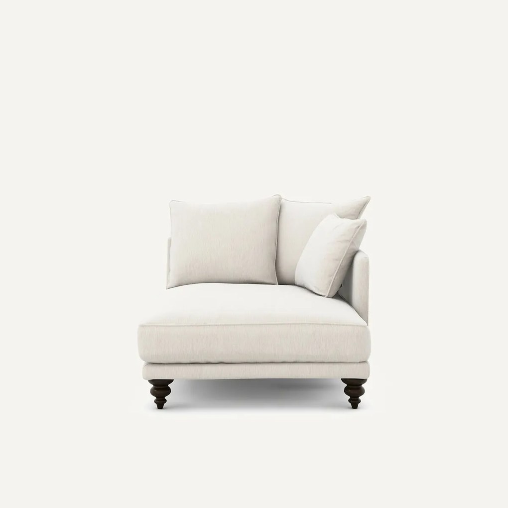 Chenille fluwelen longchair, Lazare