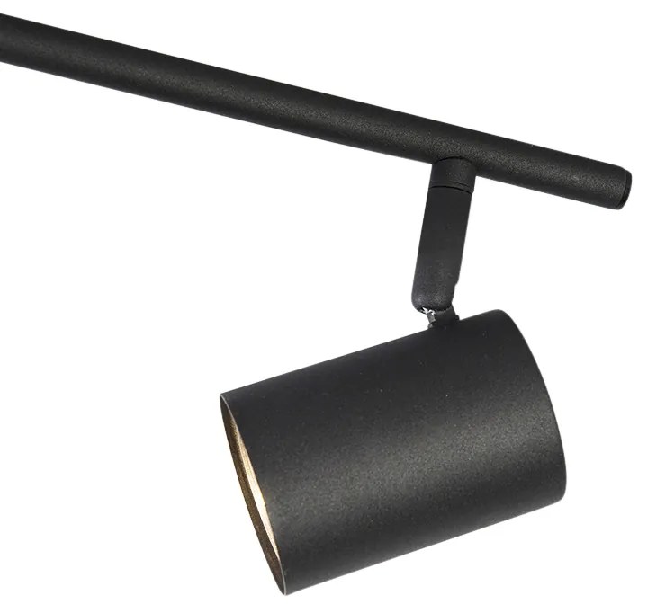 Smart spots zwart kantelbaar incl. WiFi GU10 - Jeana 3