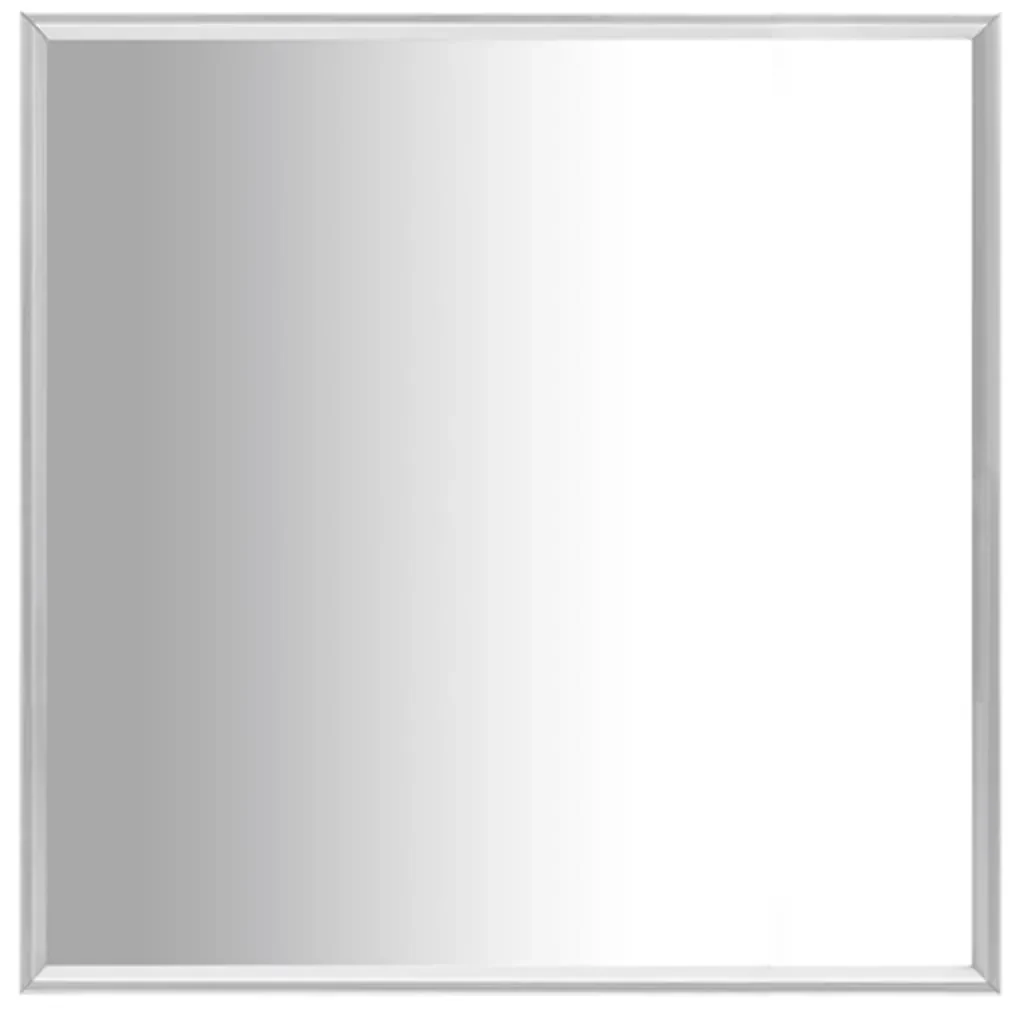 vidaXL Spiegel 50x50 cm zilverkleurig