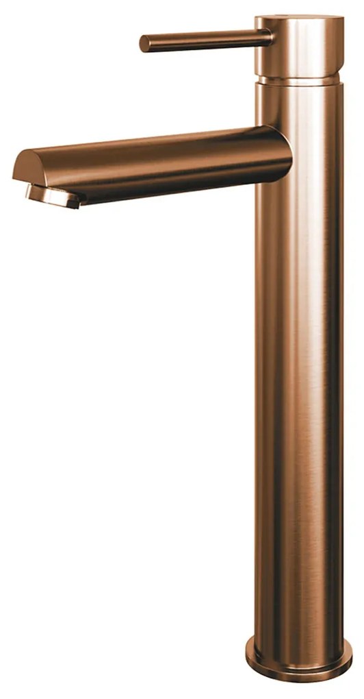 Brauer Copper Edition ColdStart verhoogde wastafelkraan energy-saving model A koper geborsteld PVD