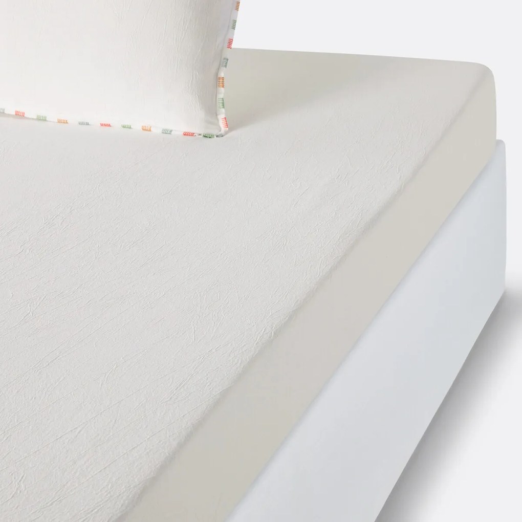 Hoeslaken in gewassen katoen, omslag 30 cm, Neruda