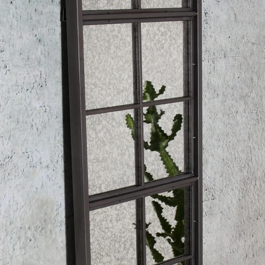 Dutchbone Vintage Window Verweerde Spiegel Industrieel - 37.5x178cm