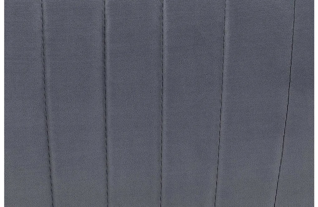 Goossens Eetkamerstoel Rob blauw velvet stof leuning, urban industrieel