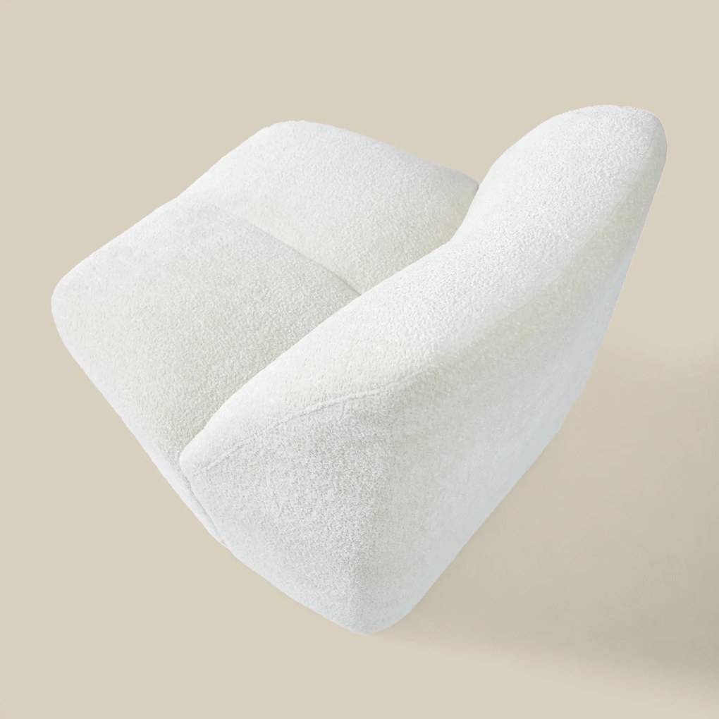 Moderne Fauteuil Creme