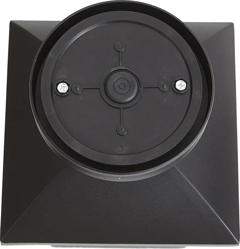 Klassieke plafondlamp zwart IP44 - Leuven