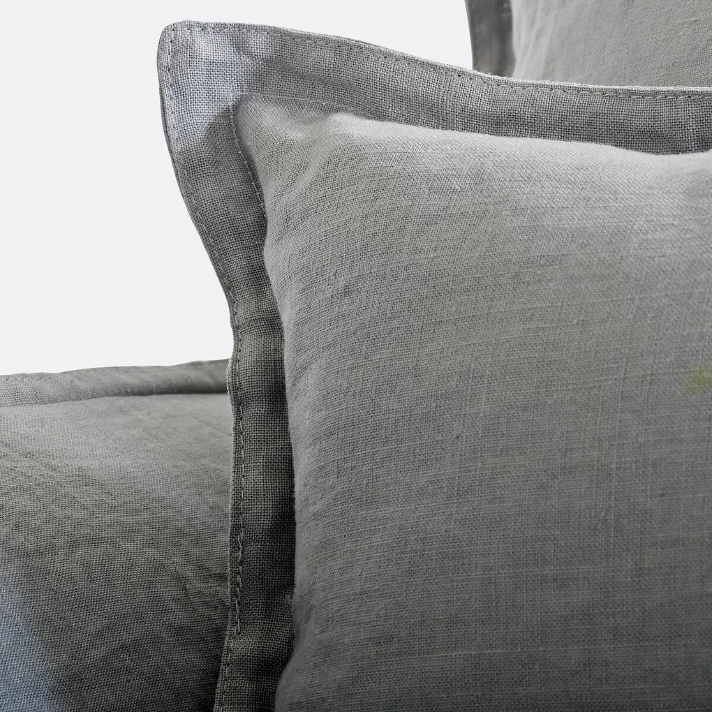 Fauteuilhoes in linnen Odna