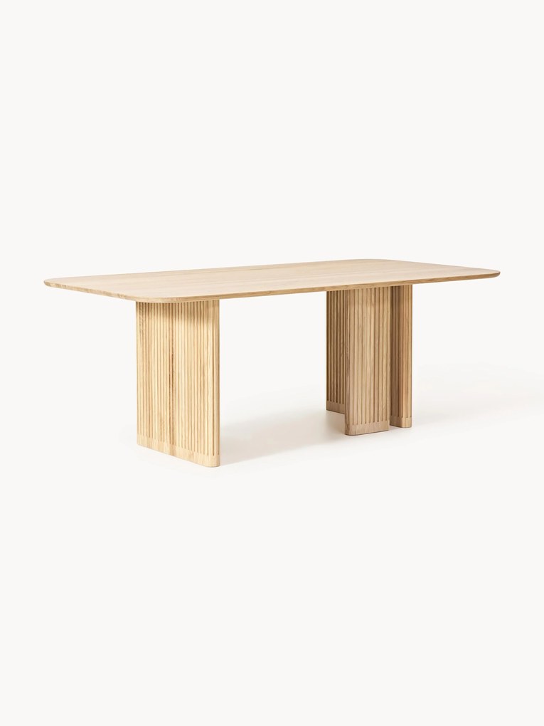 Eettafel Jolka van eikenhout, in verschillende formaten