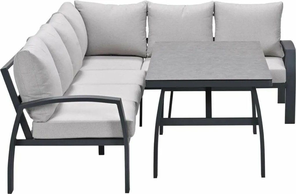 Garden Impressions Cameron lounge dining set 3-delig rechts - desert sand
