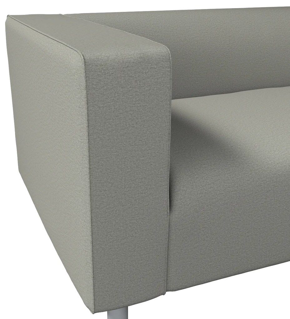 Dekoria IKEA zitbankhoes voor Klippan 2-zitsbank, grijs