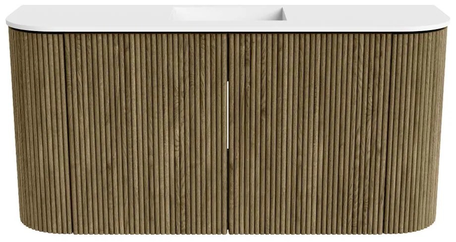 Mondiaz Joya 85cm toiletmeubel ronding links/rechts dusk met wastafel faye midden 1 kraangat talc